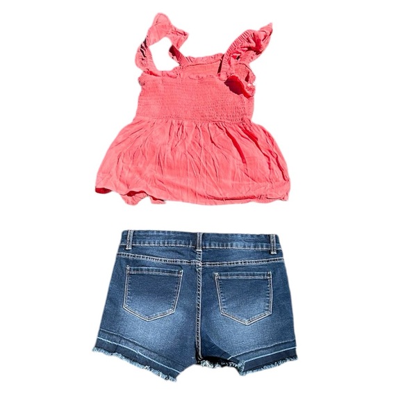 Speechless Coral Tank Sz XL & Imperial Star Short Sz 16 Set Ret $74 - Picture 2 of 4